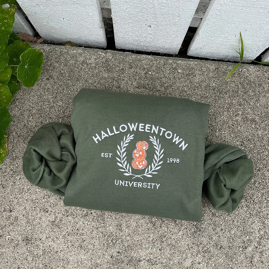 Halloweentown University Embroidered Sweatshirt