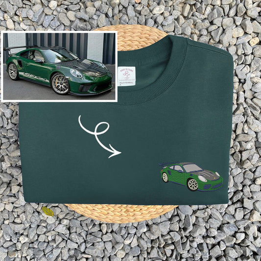 Personalized Automotive Stitched Sweatshirt
