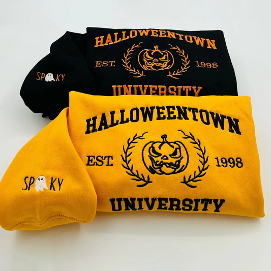 Embroidered Halloween Embroidery Sweatshirt
