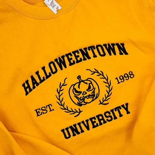 Embroidered Halloween Embroidery Sweatshirt