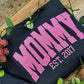 Custom Embroidered Applique Glitter Mama Sweatshirt