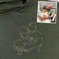 💖For Dad/Lover💖Custom Photo Shirt for Dad, Father's Day T-shirt, Personalized Dad Embroidery Shirt