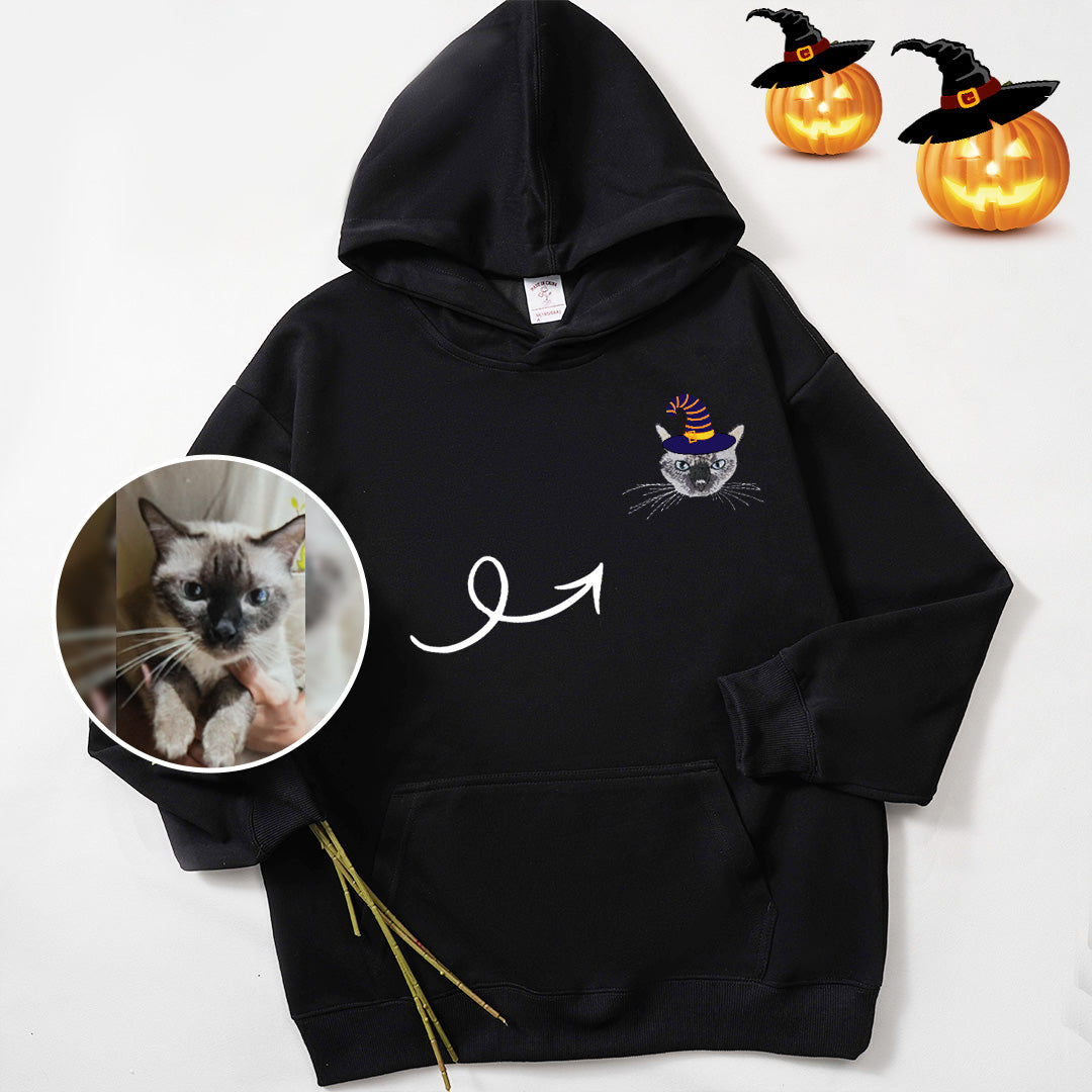 Custom Embroidered Pet Sweatshirts: Style for Your Furry Friend Hoodie / Sand