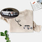 Stylish customized car pattern embroidered sweatshirt, perfect gift for car lovers!