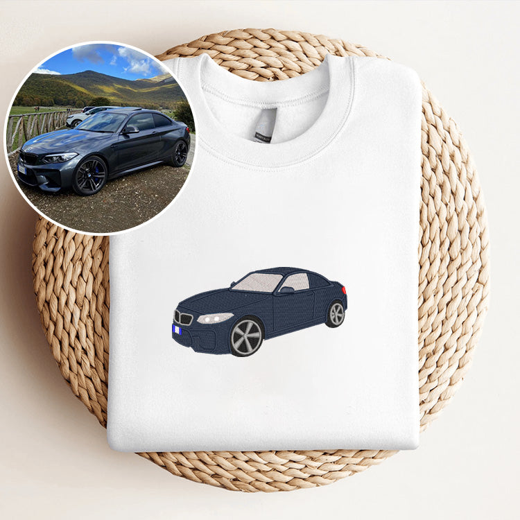 Drive in Style: Custom Car Logo Embroidery Sweatshirt