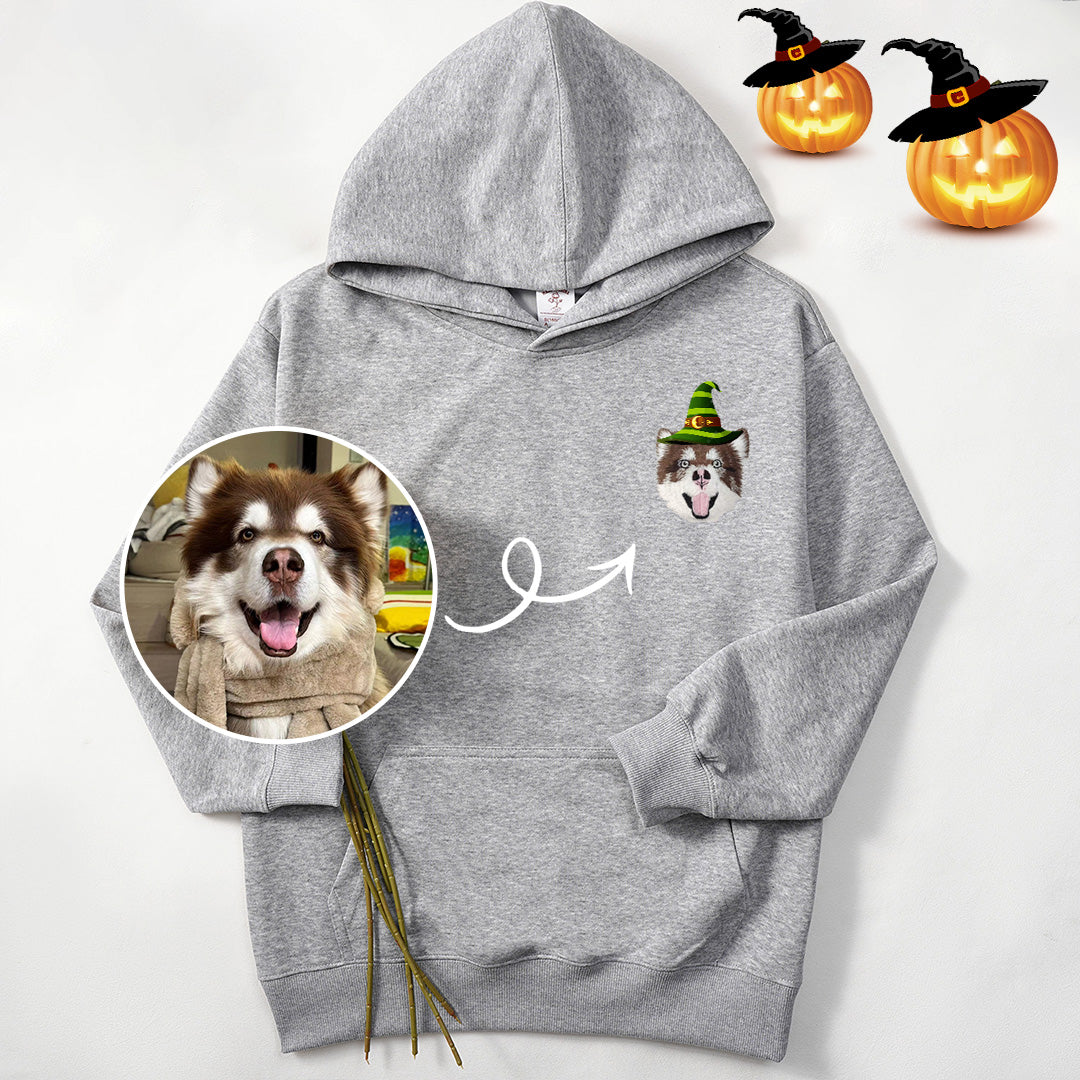 Custom Embroidered Pet Sweatshirts: Style for Your Furry Friend Hoodie / Sand