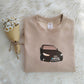 Audi car photo custom embroidered sweatshirt, gift for car lovers