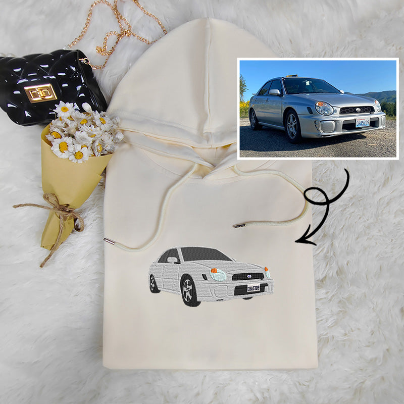 Custom Car Sweatshirts: Embroidered Style for Car Fanatics