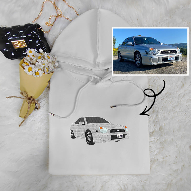 Custom Car Sweatshirts: Embroidered Style for Car Fanatics