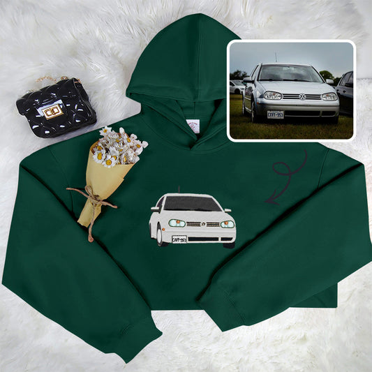 Drive with Personality: Custom Embroidered Car Sweatshirt