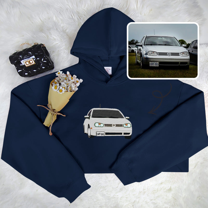 Drive with Personality: Custom Embroidered Car Sweatshirt