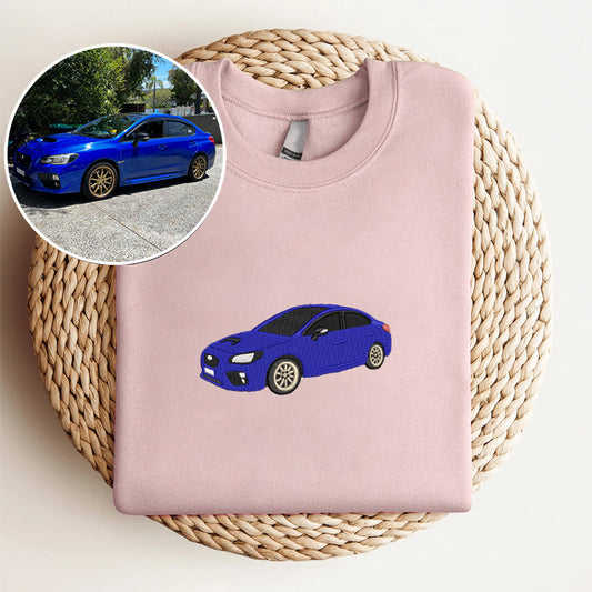 Cruise with Personality: Custom Car Embroidery Sweatshirt