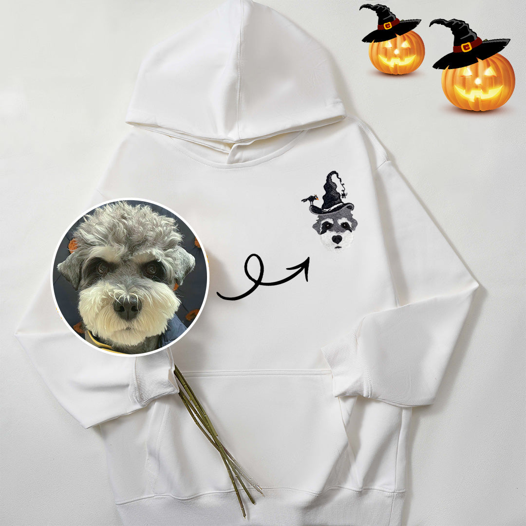 Custom Embroidered Pet Sweatshirts: Style for Your Furry Friend Hoodie / Sand