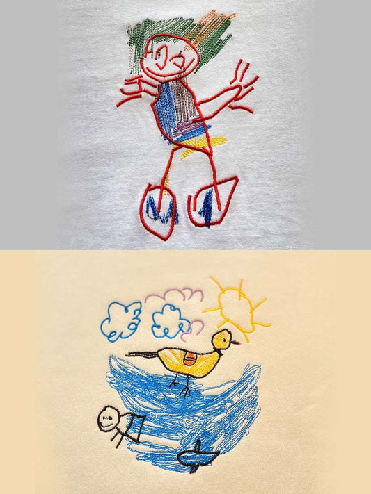 Custom Dad Sweatshirt with Kids Art | Personalized Hoodie for Father’s Day | Unique Kids Drawing Gift