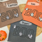 Embroidered Boo Ghosts Halloween Comfort colors Shirt