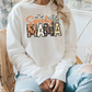 Spooky Mama-Halloween Mama Sweatshirt with Kids Name on Sleeve