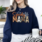 Spooky Mama-Halloween Mama Sweatshirt with Kids Name on Sleeve