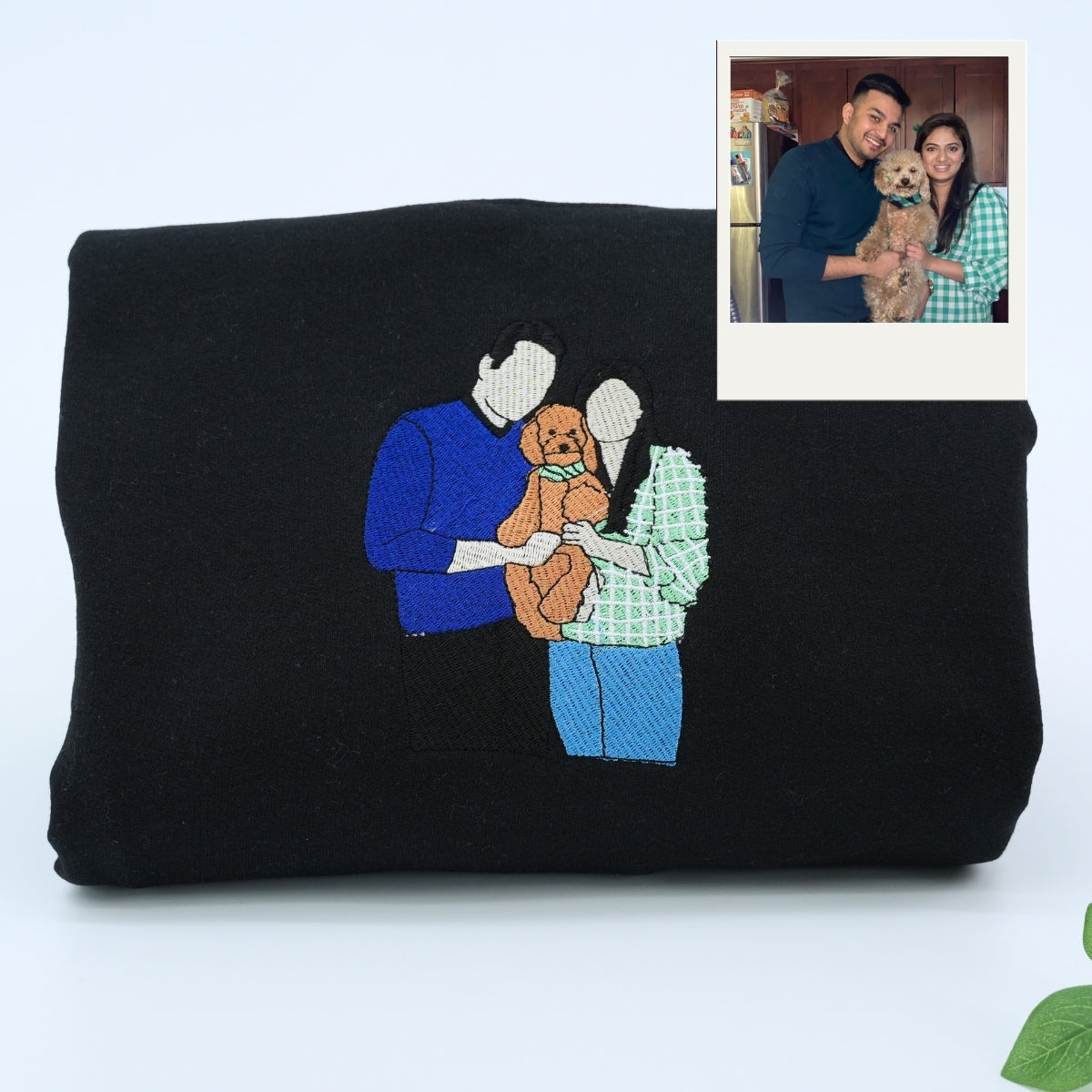 Anniversary Custom Picture Hoodies - Milestone Embroidered Photo Couples Sweatshirts Gift