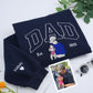 Brand New Dad Custom Hoodies - Personalized Baby Name Embroidered Sweatshirts - Father's Day
