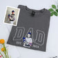 Brand New Dad Custom Hoodies - Personalized Baby Name Embroidered Sweatshirts - Father's Day