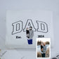 Brand New Dad Custom Hoodies - Personalized Baby Name Embroidered Sweatshirts - Father's Day
