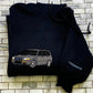 Car Enthusiast Birthday Gift - Custom Vehicle Portrait Hoodies - Personalized Auto