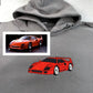 Car Lover Custom Hoodies - Vehicle Portrait Embroidered Sweatshirts - Automotive Gift