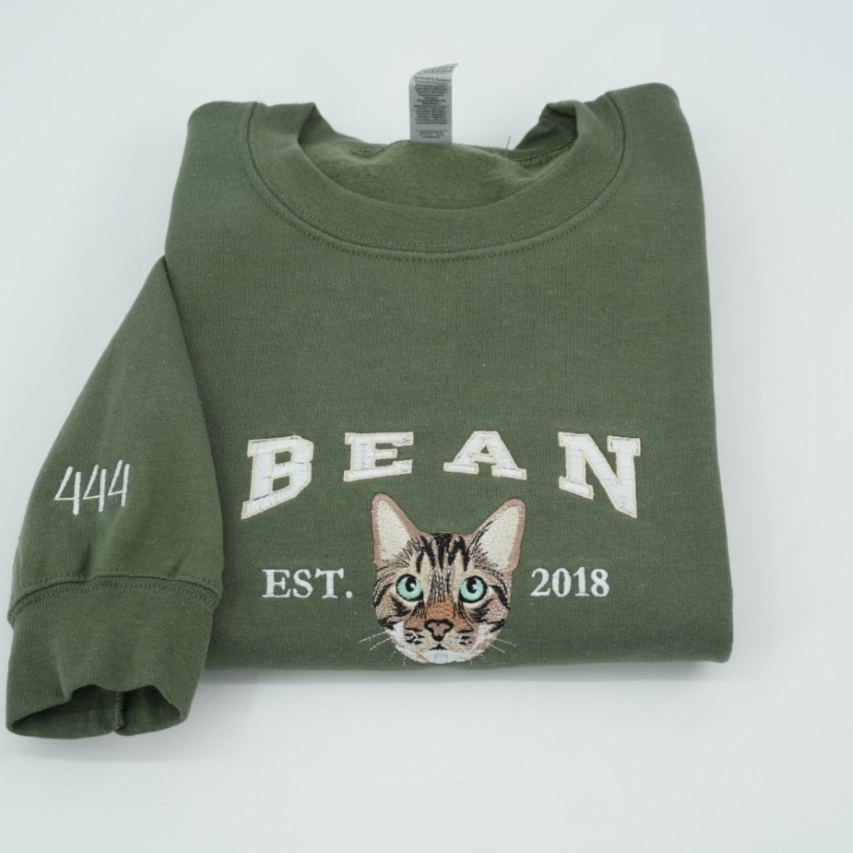 Cat Mom Custom Hoodies - Multi Pet Cat Face Embroidered Sweatshirts - Perfect Cat Lover Gift Ideas