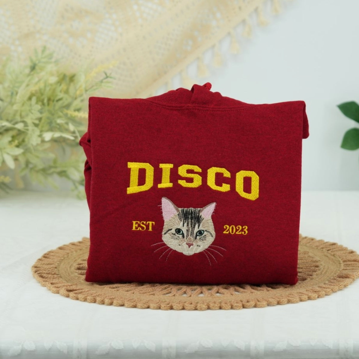 Cat Mom Custom Hoodies - Multi Pet Cat Face Embroidered Sweatshirts - Perfect Cat Lover Gift Ideas