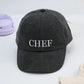 Chef Custom Embroidered Hats - Professional Kitchen Caps - Perfect Culinary Professional Gift