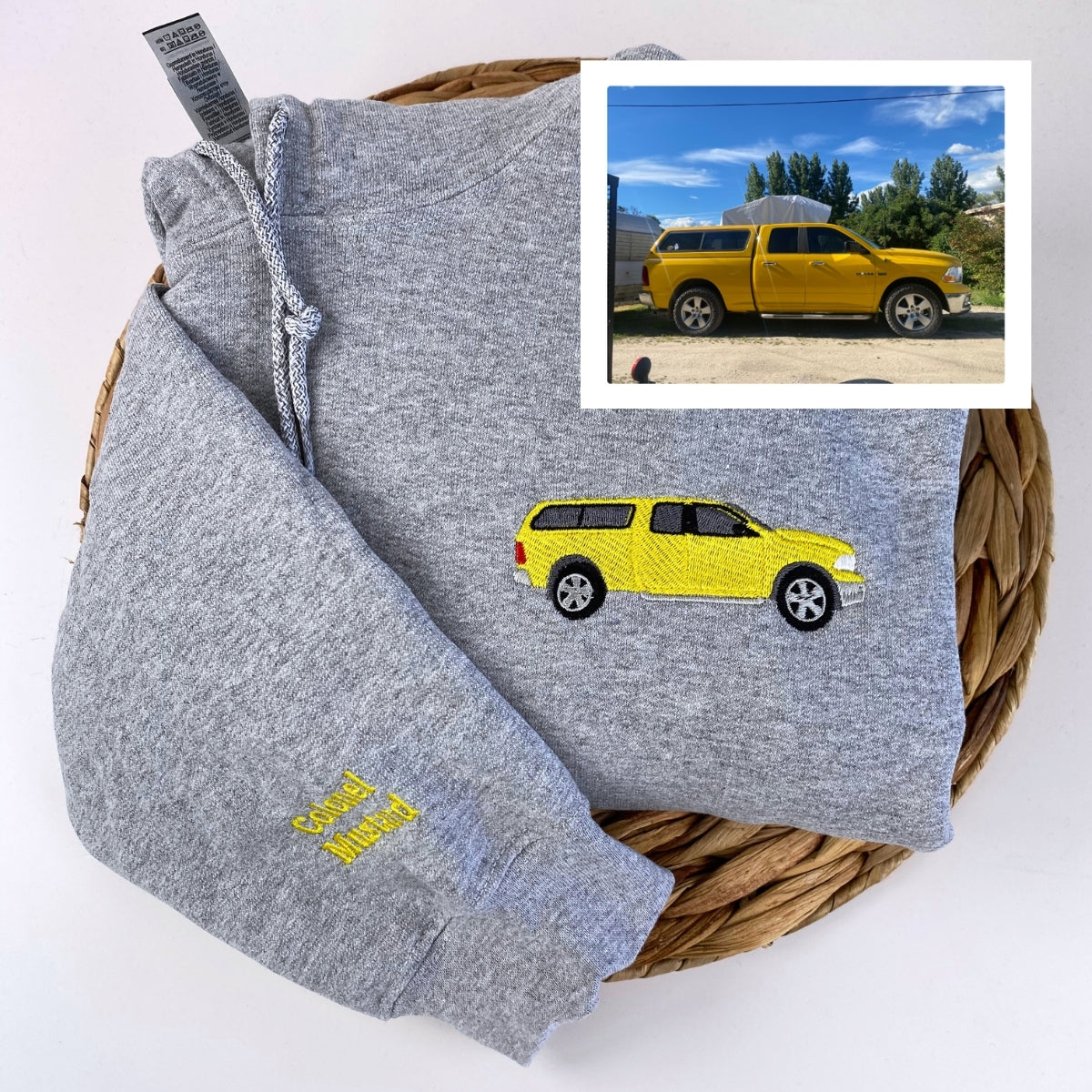 Classic Car Enthusiast Hoodies - Vintage Auto Embroidered Sweatshirts - Car Show Gift
