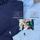 Custom Embroidered Portrait Sweatshirt, Personalized Couple Gift, Custom Photo Hoodie