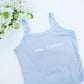 Custom Bride Tank Tops - Personalized Embroidered Bridal Party Tanks - Perfect Wedding Bachelorette Gift Set