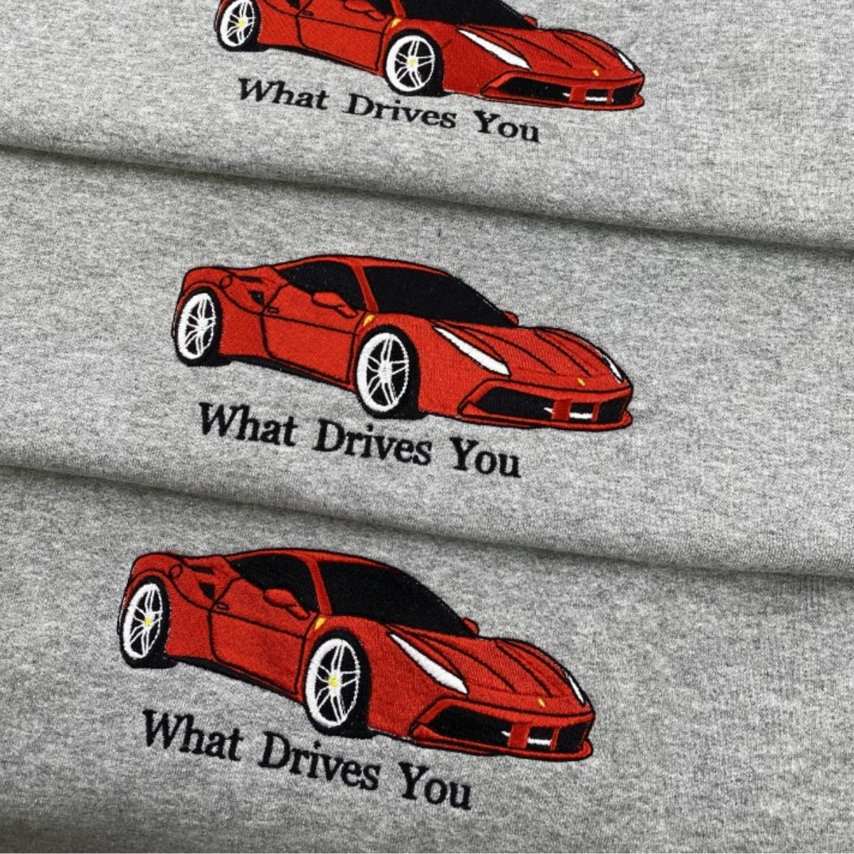 Custom Car Embroidered Hoodies - Vehicle Portrait Sweatshirts - Perfect Car Enthusiast Gift