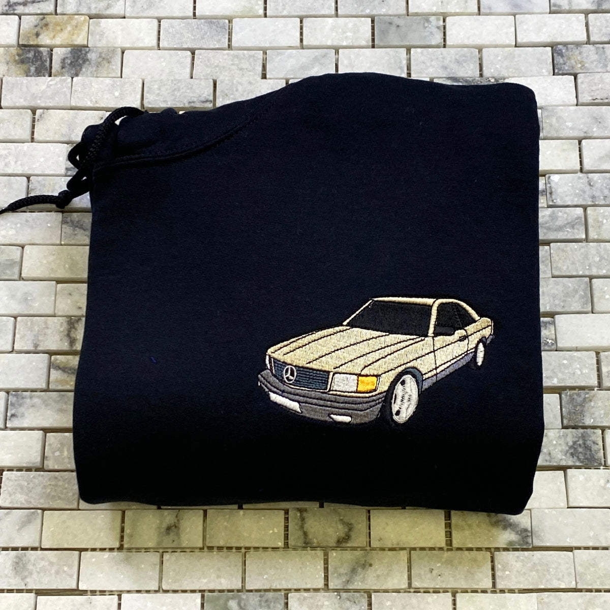 Custom Car Enthusiast Hoodies - Automotive Portrait Embroidered - Car Guy Gift