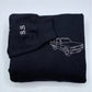 Custom Car Line Art Hoodies - Vehicle Outline Embroidered Sweatshirts - Classic Design
