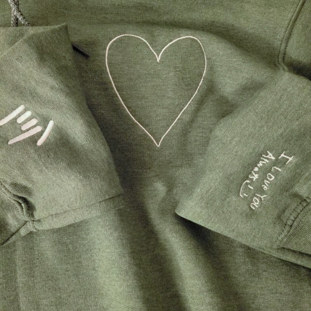 Custom Child Drawing Embroidered Sweatshirts - Simple Kids Artwork to Embroidery - Sweet Family Keepsake