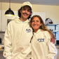 Custom Couple Matching Hubby and Wifey Embroidered Hoodie