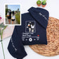 Custom Couple Photo Hoodies - Personalized Song Music Player Embroidered Sweatshirts Gift