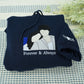 Custom Couple Portrait Hoodies - Photo to Embroidery Sweatshirts - Personalized Matching Anniversary Gift