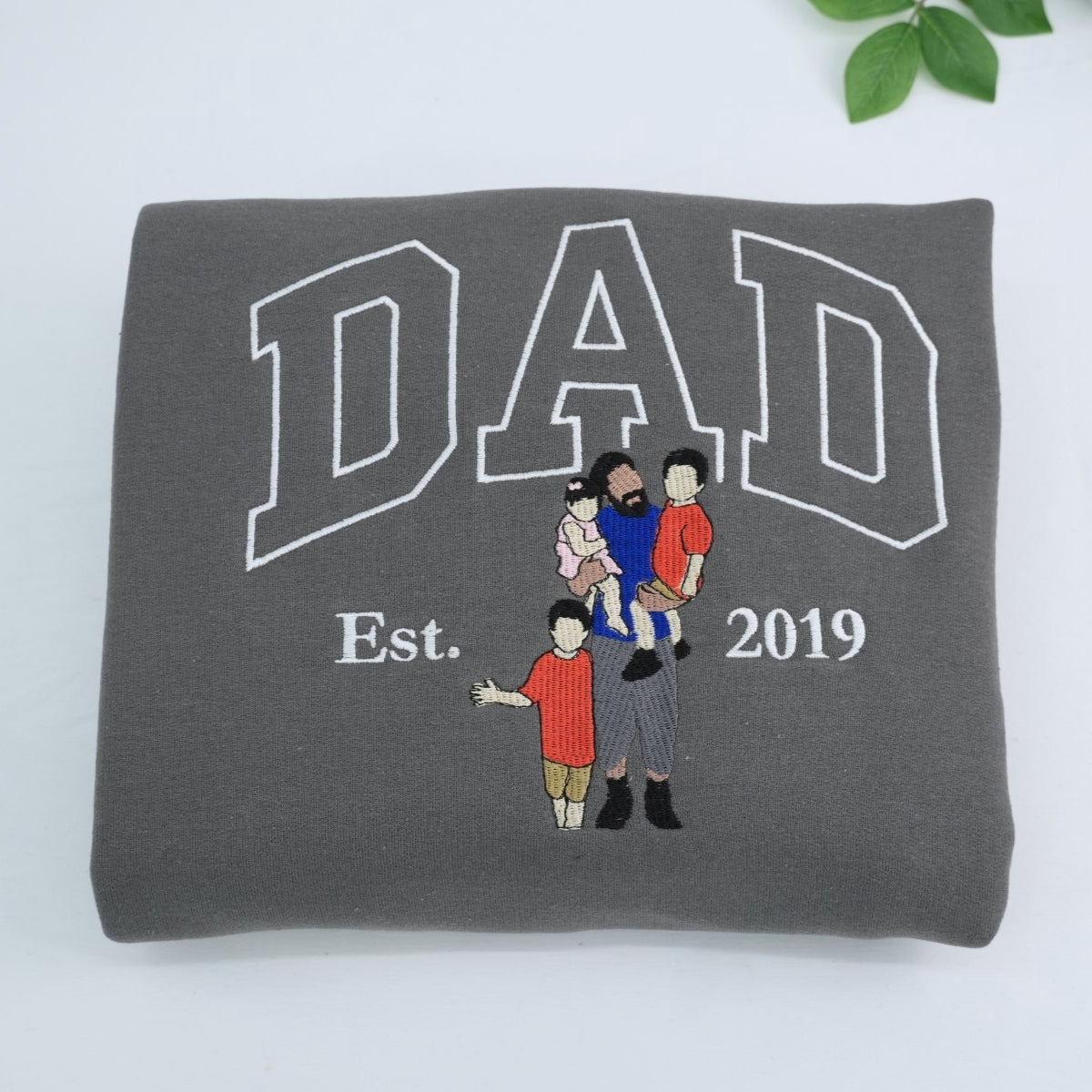 Custom Dad Hoodies - New Father Embroidered Sweatshirts - Perfect Father's Day Gift