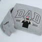 Custom Dad Hoodies - New Father Embroidered Sweatshirts - Perfect Father's Day Gift