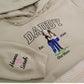 Custom Daddy Hoodies - Multi Child Family Embroidered Sweatshirts - Perfect Father Gift with Kids Names