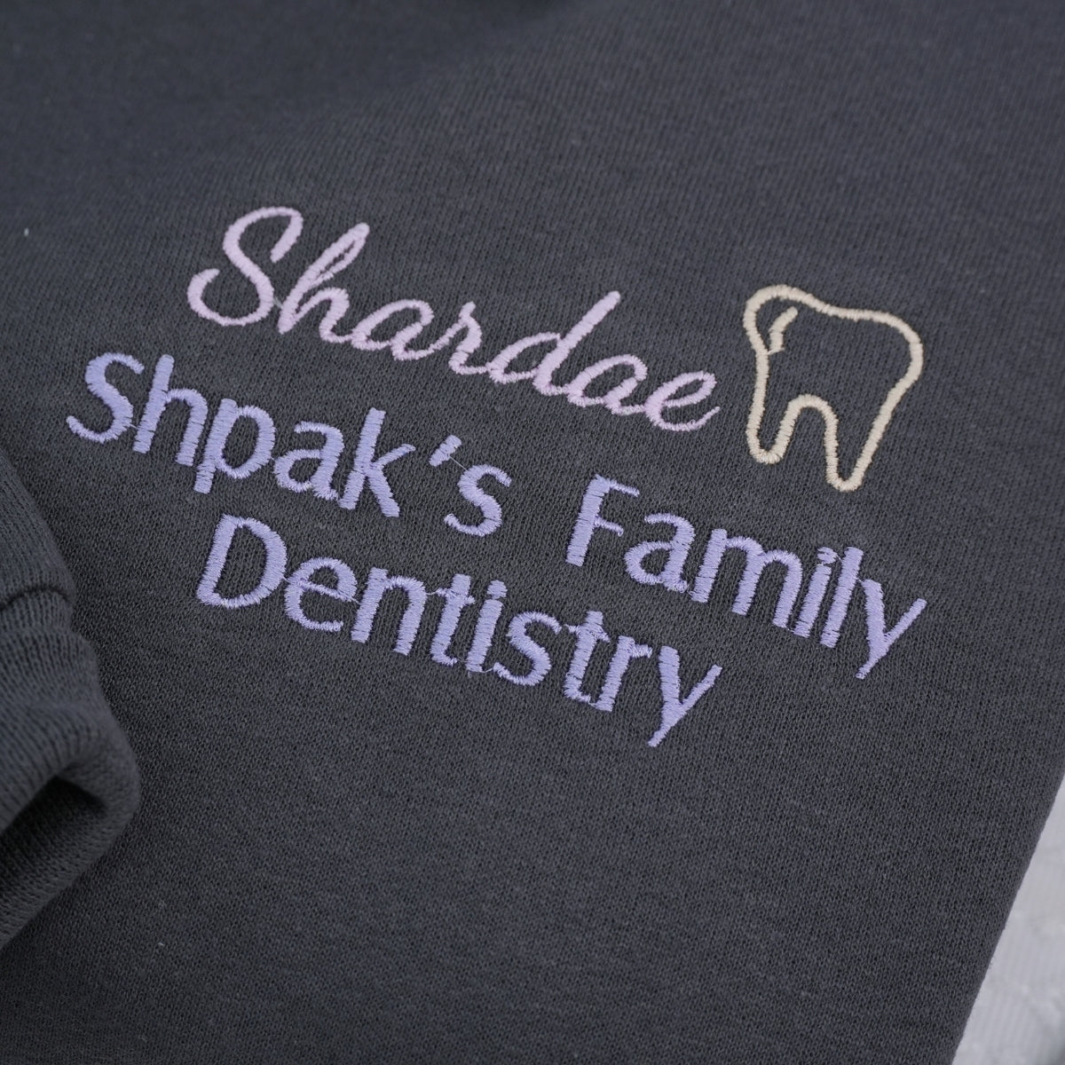 Custom Dental Practice Quarter-Zip - Dentist Office Embroidered Sweatshirt - Corporate Branding