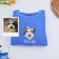 Custom Dog Cat Portrait Sweatshirt - Pet Face Embroidered Hoodie - Multiple Pet Parent Gift