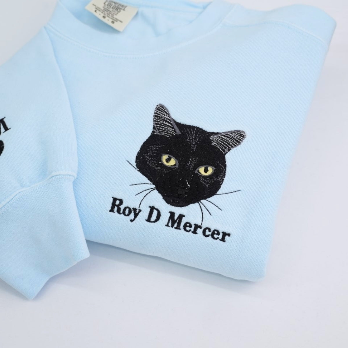 Custom Dog Cat Portrait Sweatshirt - Pet Face Embroidered Hoodie - Multiple Pet Parent Gift