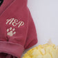 Custom Dog Portrait Sweatshirt with Names - Multi-Pet Embroidered - Personalized Dog Mom Gift