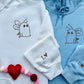 Custom Embroidered Boo Bees Matching Hoodies for Couples