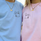 Custom Embroidered Boo Bees Matching Hoodies for Couples