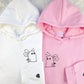 Custom Embroidered Boo Bees Matching Hoodies for Couples